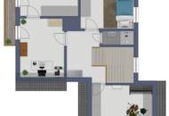 Wohnen im Grünen – Gemütliches Haus mit Balkonblick in die Bergwelt