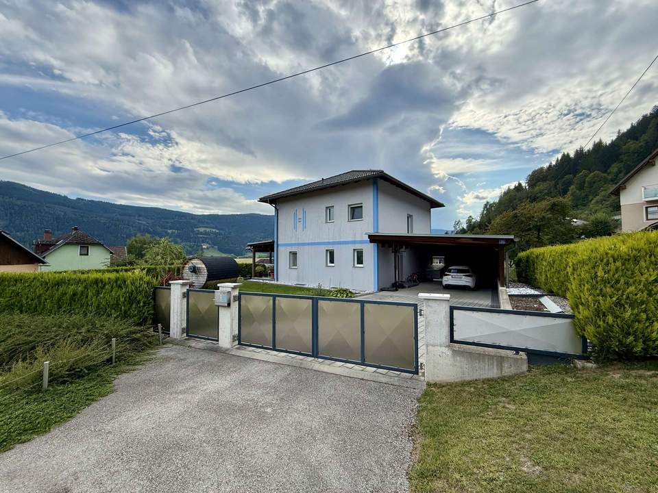 Wohnen nahe Friesach – Traumhaus mit 132 m², Garten, Outdoor-Sauna und hochwertiger Ausstattung