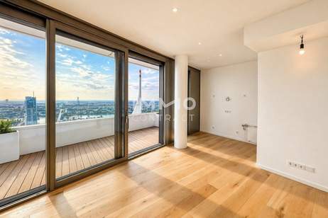 DANUBEFLATS. 40. Etage inkl. 30m2 Balkon - The One And Only, Wohnung-kauf, 799.000,€, 1220 Wien 22., Donaustadt