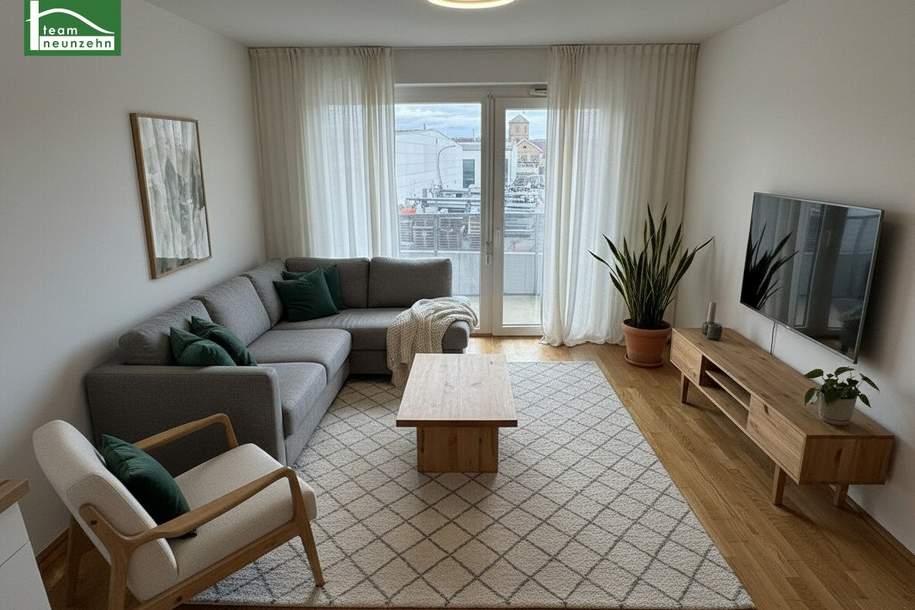 Moderne 2-Zimmer-Wohnung mit Loggia in ruhiger Lage! - ab 01.10.2026 verfügbar!, Wohnung-miete, 695,00,€, 2700 Wiener Neustadt(Stadt)