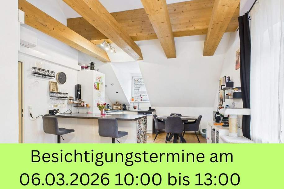 Große Dachgeschoßwohnung mit Wintergarten und Klimaanlage Besichtigungen am 06.03.2026 10:00 - 13:00, Wohnung-kauf, 249.000,€, 4050 Linz-Land