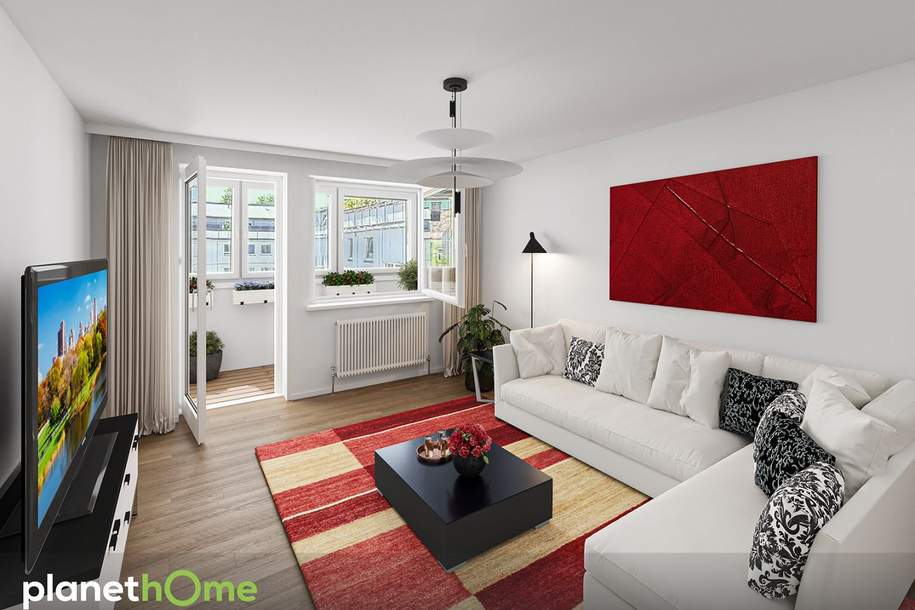 Raum für Ideen! Sanierungsbedürftige 3 Zimmer + separate Küche + Loggia im 5. Obergeschoss, Wohnung-kauf, 298.000,€, 1200 Wien 20., Brigittenau