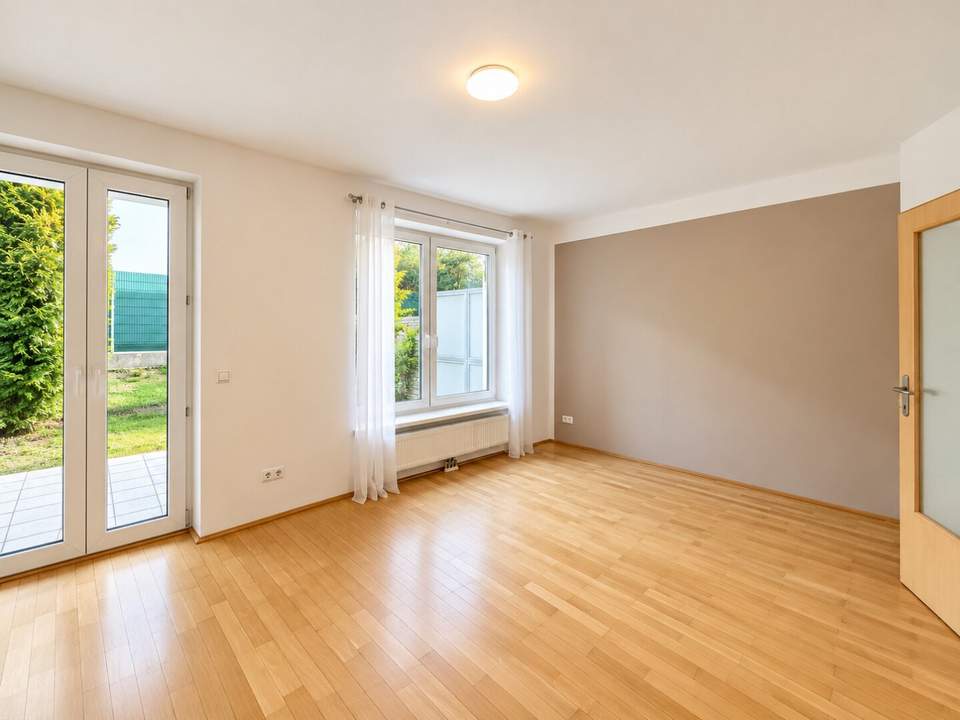 Maisonette mit Reihenhaus-Charakter | Eigengarten, Terrasse, Balkon & Tiefgarage | Nähe Bahnhof Unterkritzendorf