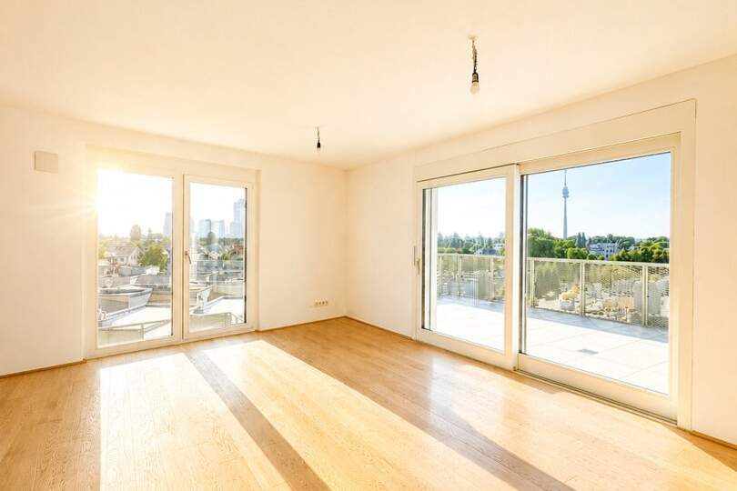 ***Provisionsfrei***Luxuswohnung mit Dachgarten, Terrasse und Traumblick, Wohnung-kauf, 961.095,€, 1210 Wien 21., Floridsdorf