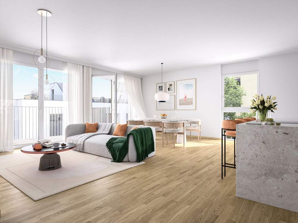 Nachhaltiges Wohnen beim Yppenplatz - Großzügige Dachgeschosswohnung - 3-Zimmer-Wohntraum