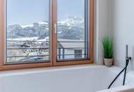 Luxuriöse Wohnung mit spektakulärem Bergblick. Wohnen in atemberaubender Naturkulisse