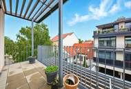 Maisonette mit Dachterrasse, Whirlpool &amp; Panoramablick - Ihr Penthouse-Traum mit Garagenplatz und Massmöbel in Hollabrunn!