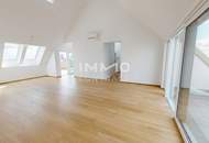 Exklusive und energiesparende Dachterrassenwohnung mit sensationell hohen Decken!