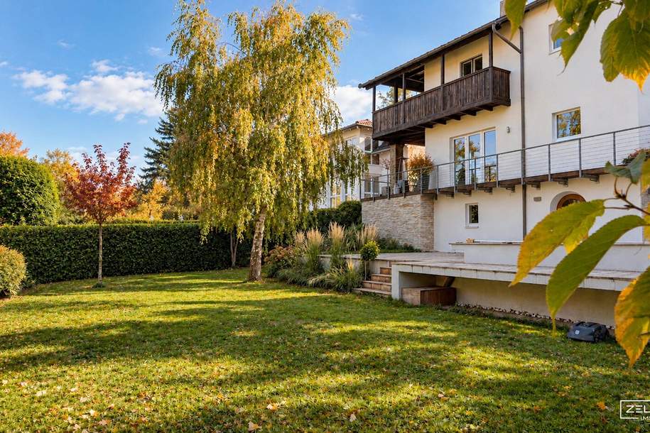 AM LAINZER TIERGARTEN | ARCHITEKTENVILLA MIT POOL – AUSSERGEWÖHNLICHE ARCHITEKTUR IN EXKLUSIVER GRÜNLAGE | ZELLMANN IMMOBILIEN, Haus-kauf, 2.195.000,€, 1130 Wien 13., Hietzing