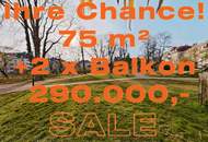 IHRE CHANCE 75 m² DACHWOHNUNG +2 x BALKONE 10 m² +GRÜNRUHELAGE +SAARPLATZ-NÄHE +FREI VERMIETBAR!