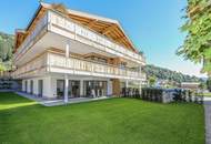 Luxuriöse Gartenwohnung mit eigenem Wellnessbereich