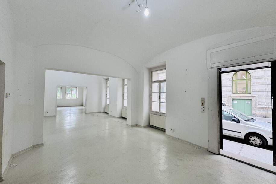 Loft-Geschäftsfläche in toller Lage Nähe Mariahilfer Straße!, Gewerbeobjekt-miete, 2.039,35,€, 1070 Wien 7., Neubau
