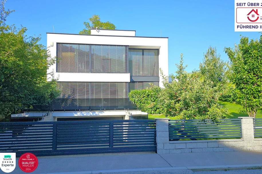 ✨7 Zimmer Luxus‑Villa auf Eigengrund – High‑End‑Qualität, intelligente Haustechnik &amp; Alte Donau-Nähe 🌿, Haus-kauf, 1.499.500,€, 1220 Wien 22., Donaustadt