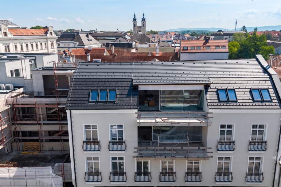 Exklusive Stadtwohnung beim Hauptplatz / großer Balkon / Neubau-Erstbezug / KFZ-Stellplatz, Wohnung-kauf, 875.000,€, 3430 Tulln