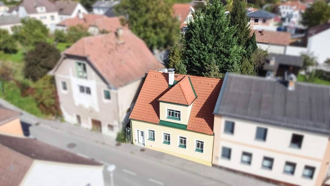 Kleines Haus mit Garten