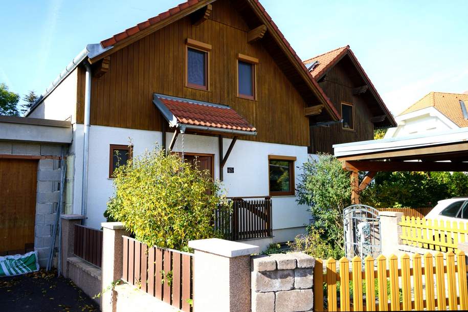 Heimeliges Doppelhaus in Holzbauweise – Wohnen mit Wohlfühlfaktor in ruhiger Siedlungslage!, Haus-kauf, 309.000,€, 2602 Baden