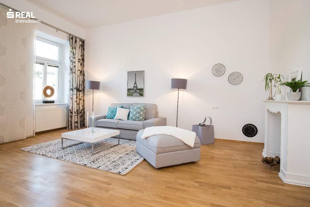 Wohnen - Büro - Praxis......alles ist hier möglich! 4-Zimmer Altbauwohnung in Baden