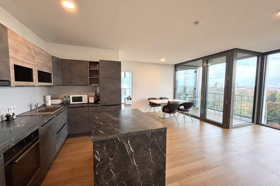 PARKAPARTMENTS BELVEDERE! Wunderschöne 3-Zimmer Wohnung mit Balkon und tollem Weitblick!, Wohnung-miete, 2.356,11,€, 1100 Wien 10., Favoriten