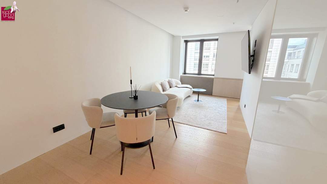 LUXURIÖSES 2-ZIMMER-APARTMENT IM 5-STERNE-HOTEL – EXKLUSIVE LAGE ZWISCHEN STEPHANSDOM, STADTPARK UND WIENER RINGSTRASSE | CONCIERGE- & HOTELSERVICE