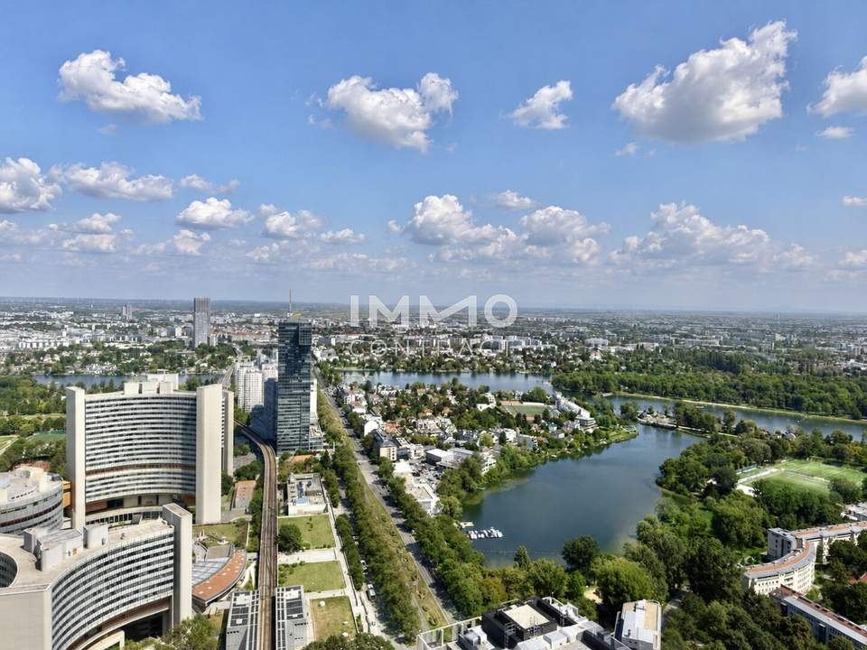 Eckpanorama über Wien – 3 Zimmer mit 40 m² Loggiafläche - DC2