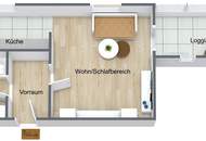 Sonnige Kleinwohnung mit Wintergarten + Tiefgaragenstellplatz in der Paracelsusgasse 16