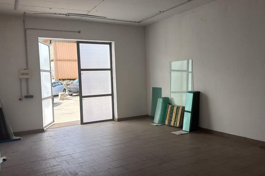 PROVISIONSFREI!!! Große Halle, Werkstatt, Lager 40 m² ohne Hebebühne N15, Gewerbeobjekt-miete, 422,00,€, 2601 Wiener Neustadt(Land)