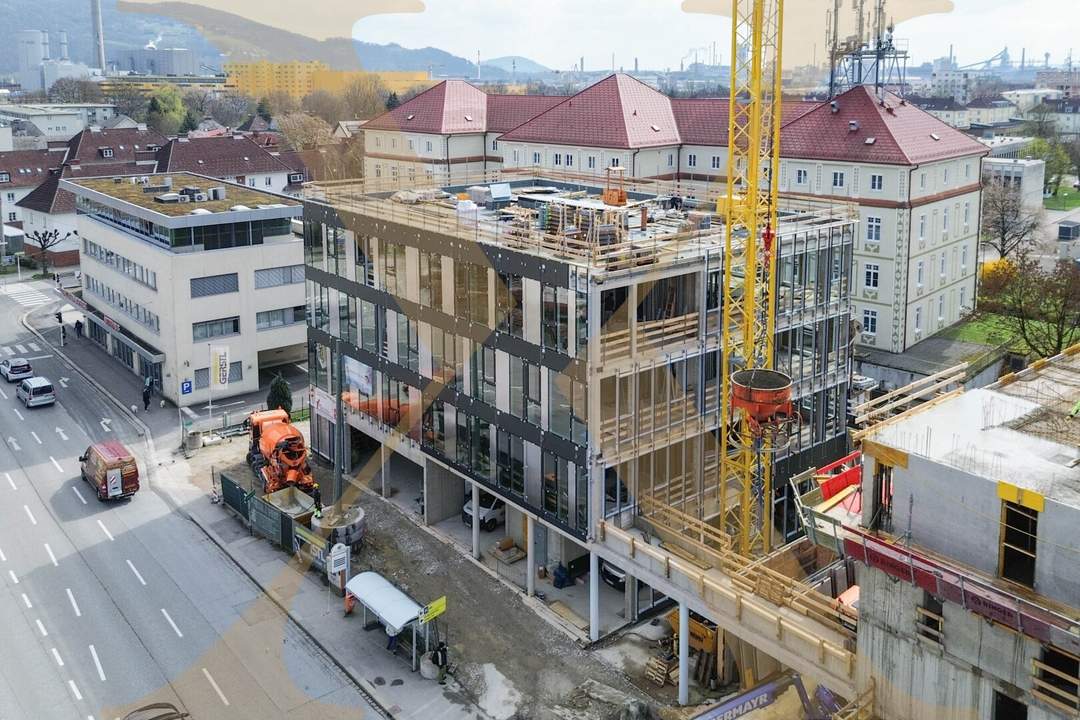 Einzigartige Neubau Büro-/ Praxisflächen im Bauprojekt "Med Cube Linz Mitte" zu vermieten!