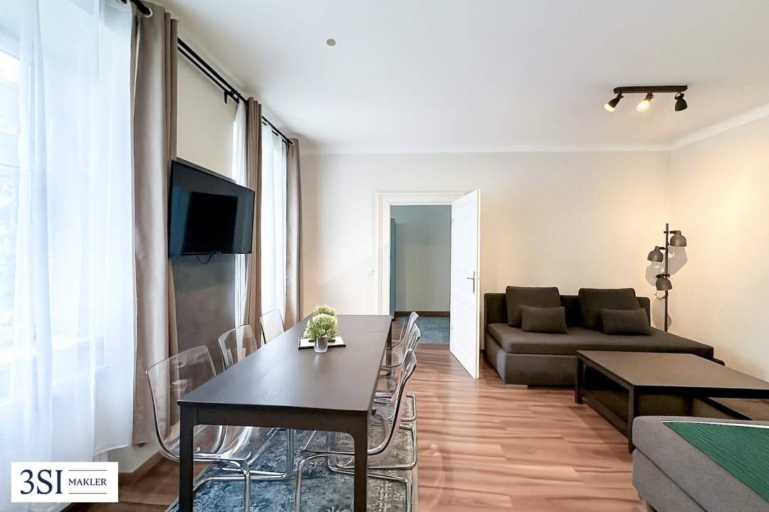 Ideal für Pendler – möblierte 2-Zimmer-Altbauwohnung in Bahnhofsnähe