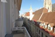 Nahe Stephansplatz - ERSTBEZUG ab 15.1.2026 - erstklassig sanierte Altbauwohnung mit kleinem Balkon im Jahrhundertwendehaus