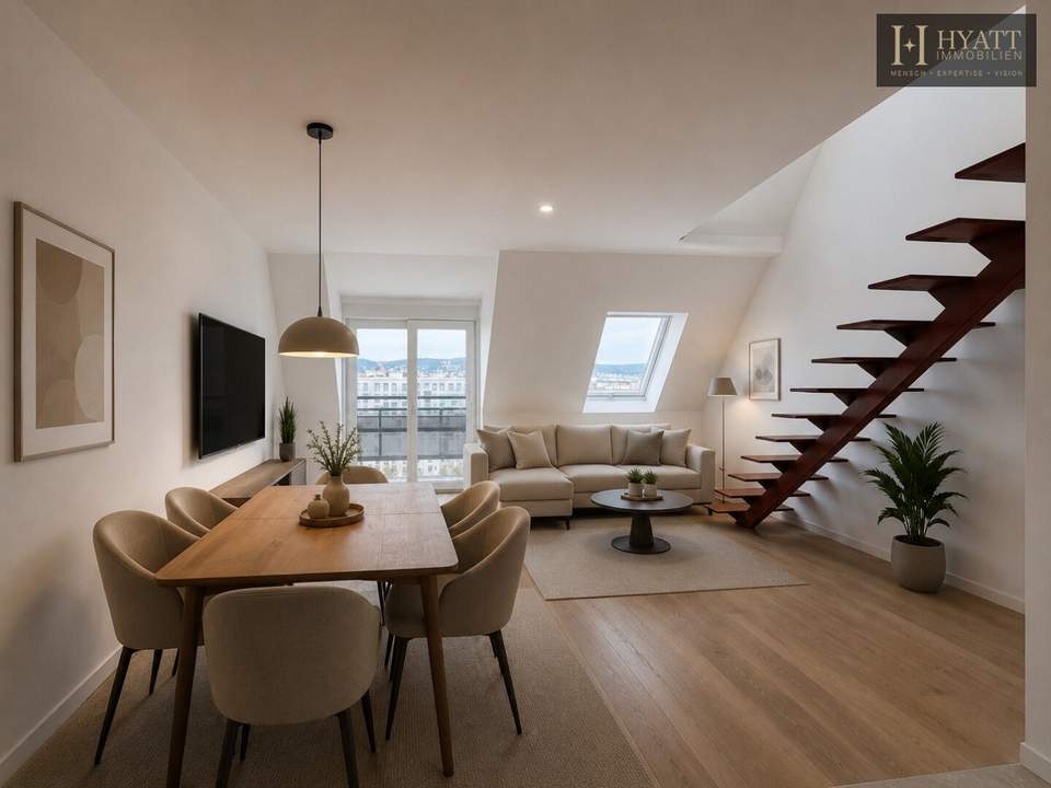 Urban wohnen, überraschend ruhig leben – stilvoll sanierter Altbau mit Lift, Freiflächen und moderner Energietechnik