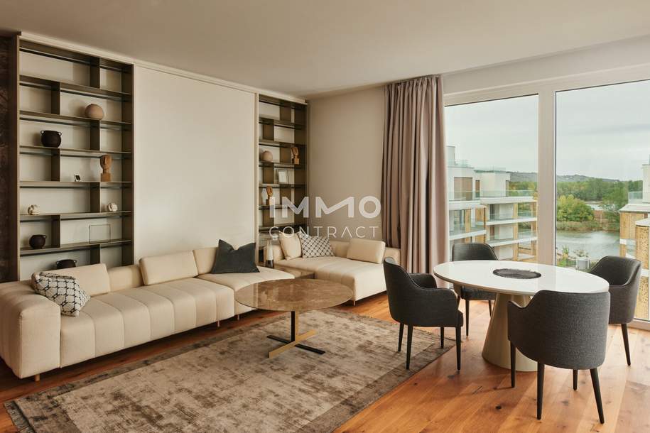 Exklusiv am Wasser: 6-Zimmer-Wohnung mit 45m2 Freifläche in erster Wasserlage, Wohnung-kauf, 490.000,€, 1190 Wien 19., Döbling