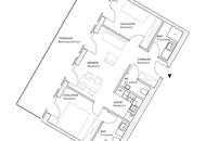 DC FLATS – 17.OG: 3 Zimmer + Terrasse, hochwertig leben im Herzen der Skyline!