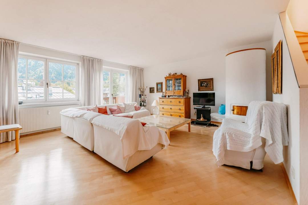 Kitzbühel - Sonnige Maisonette-Wohnung fußläufig ins Zentrum