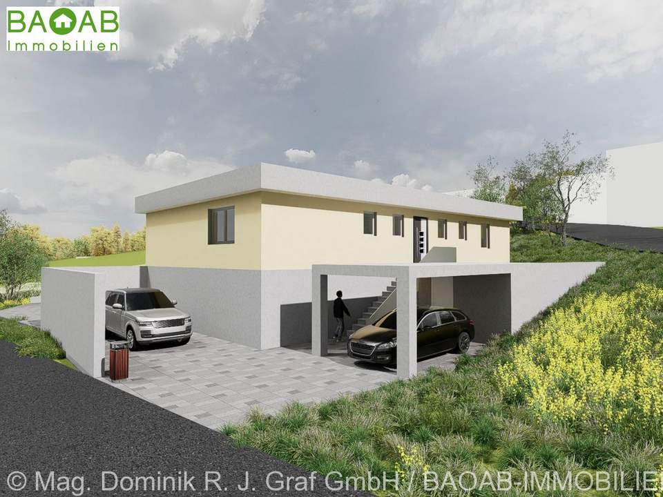 NEUBAU-BUNGALOW im ROSENTAL | UMGEBEN von NATUR | TRAUMHAFTERE LAGE| MODERN &amp; EFFIZIENT | CARPORT