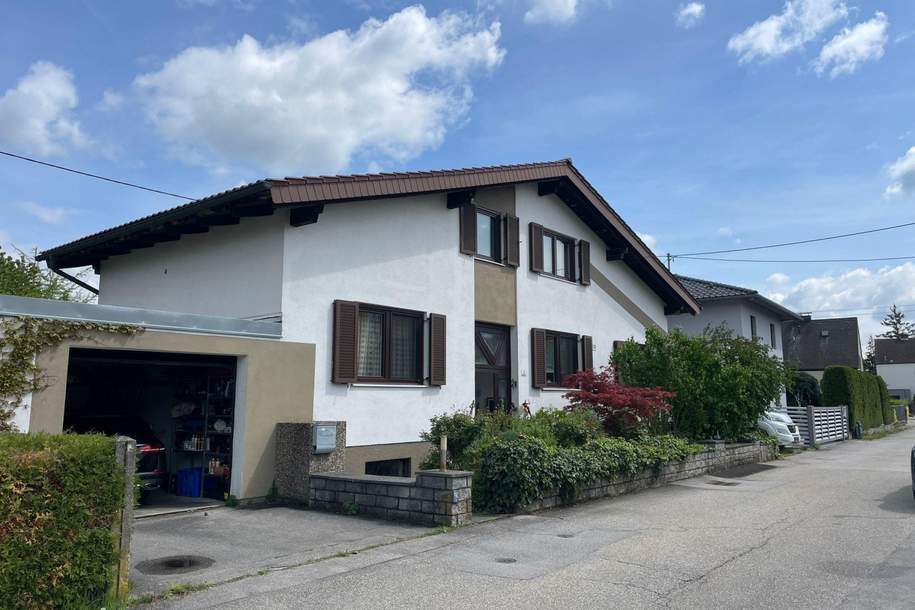 Wohnen in Top-Lage nahe PlusCity – mit Garten, Pool, Keller und Garage! 5 Schlafzimmer, Haus-kauf, 4061 Linz-Land