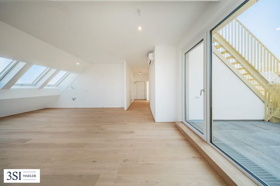 Modern Living - Exklusive Penthouse-Wohnung mit Weit- und Grünblick - Ruhelage, Wohnung-kauf, 682.004,€, 1220 Wien 22., Donaustadt
