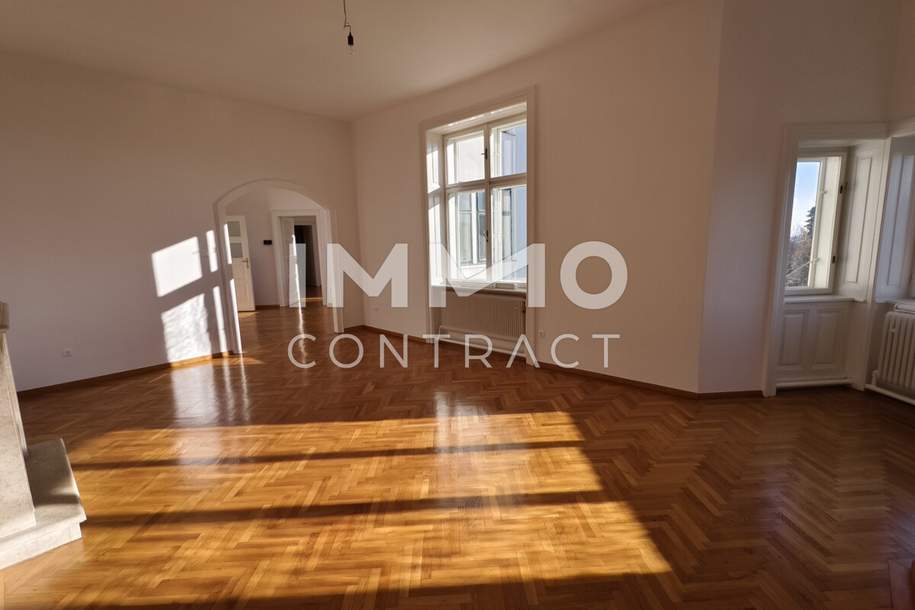 Seltene Jugendstil-Rarität: Großzügige 5,5-Zimmer-Wohnung mit Blick ins Grüne, Wohnung-miete, 3.990,00,€, 1190 Wien 19., Döbling