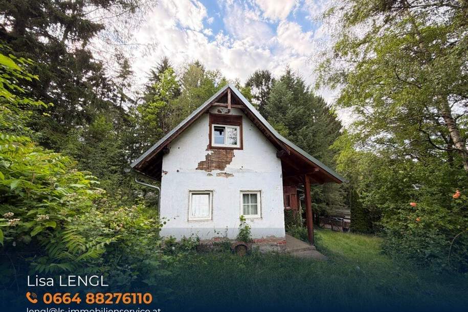 Stark sanierungsbedürftiges Häuschen mit 3.070 m² großem Grundstück in idyllischer Lage in Rohrbach an der Lafnitz!, Haus-kauf, 65.000,€, 8234 Hartberg-Fürstenfeld