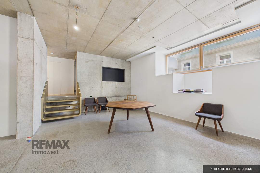 Moderne Büro- und Ausstellungsfläche mit starker Präsenz im Herzen von Bregenz