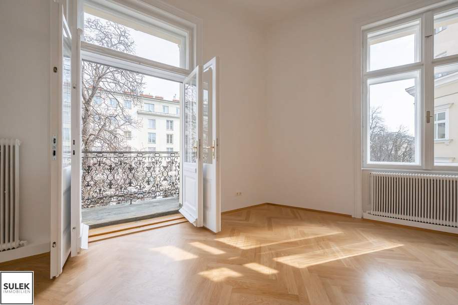 helle 5-Zimmer-Altbauwohnung in der Heinestraße, Wohnung-miete, 3.850,00,€, 1020 Wien 2., Leopoldstadt
