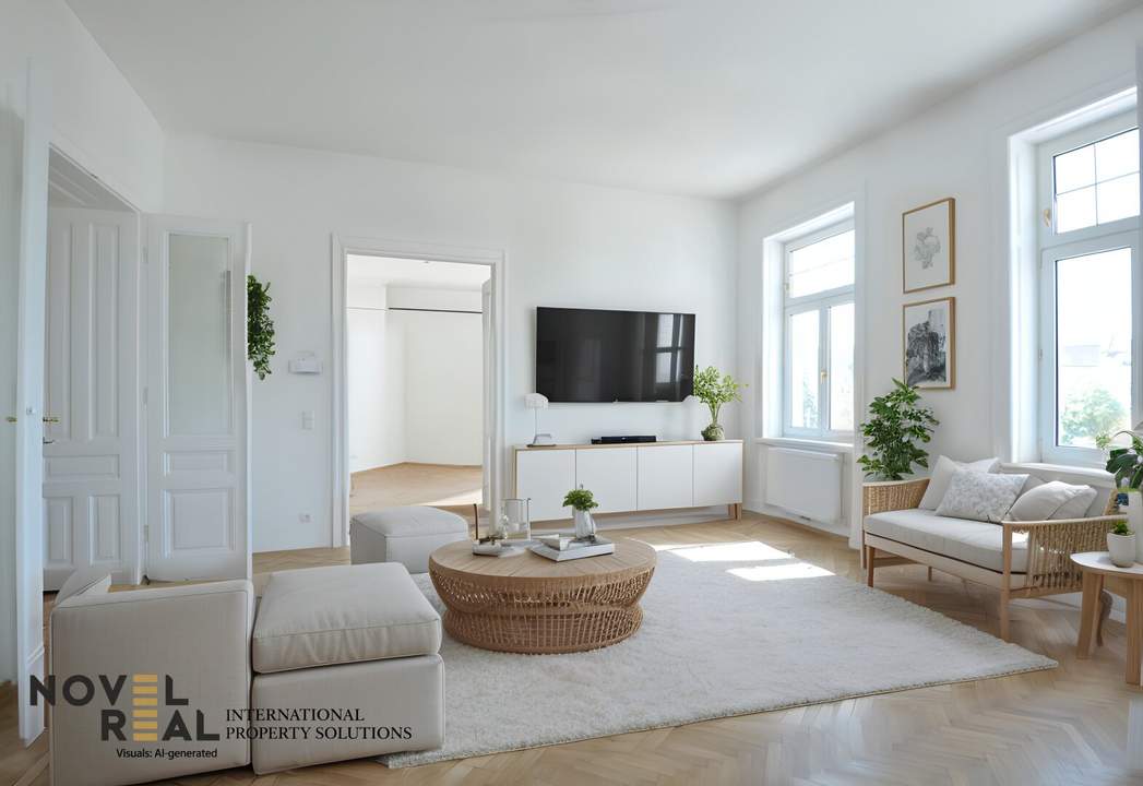 Gepflegtes Wohnen mit viel Platz - 4 Zimmer Etagenwohnung mit Loggia in zentraler Lage