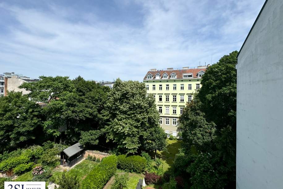 Idyllische Ruheoase mit Balkon und einmaligen Grünblick in zentraler Wiener Lage, Wohnung-kauf, 441.000,€, 1070 Wien 7., Neubau