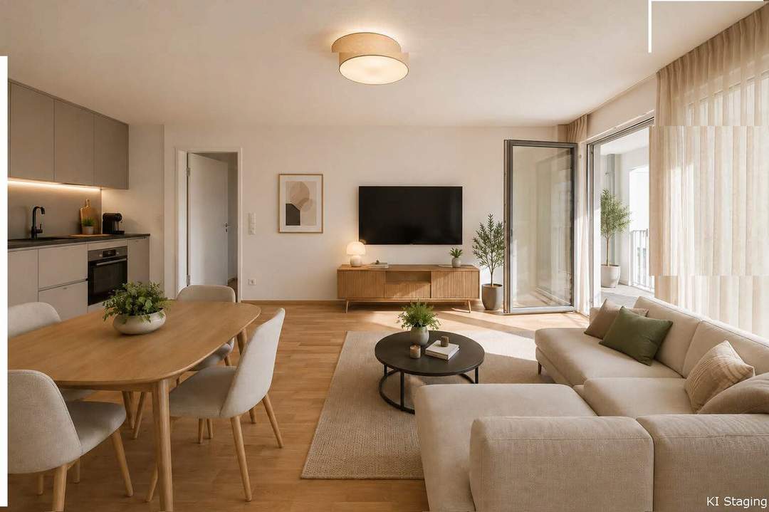 Wohnen am Puls der Stadt – Perfekt geschnittene 3-Zimmer Neubauwohnung