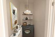 Perfekt konzipierte Wohnung im Innenhof und sonnigem Balkon. Ab 02/2026