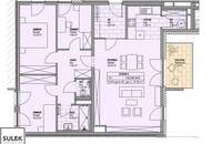 ab 1.6.: praktisch aufgeteilte ruhige 4 Zimmer Wohnung mit Balkon - Wiederbezug