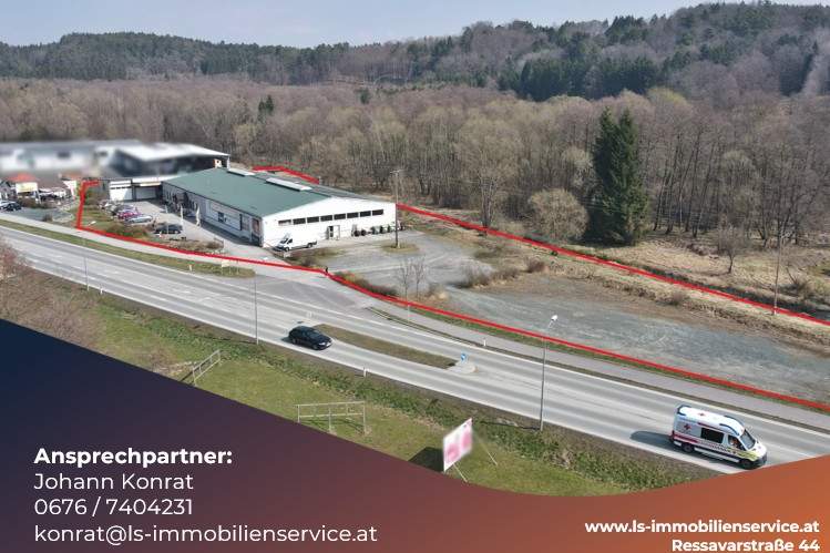 Gewerbeobjekt direkt an der Bundesstraße mit optimaler Verkehrsanbindung, Gewerbeobjekt-kauf, 999.500,€, 7531 Oberwart