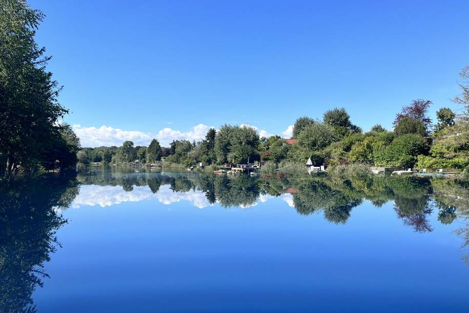 Sommerfeeling garantiert – Badebungalow mit Seezugang auf Pachtgrund, Haus-kauf, 60.000,€, 2301 Gänserndorf