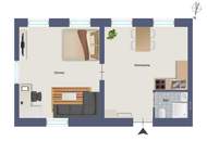 Gemütliche 1,5 Zimmer-Wohnung: Perfekte Lage für Studenten