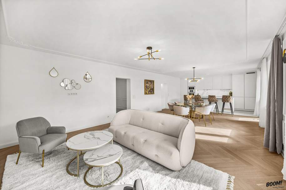 LUXURY Design-Residenz // Hochwertige Designer-Innenausstattung 128 m² + Terrasse in bester Lage des 19. Bezirks, Wohnung-kauf, 1.199.000,€, 1190 Wien 19., Döbling