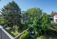 Moderne 2-Zimmer-Wohnung mit überdachtem Balkon und Grünblick
